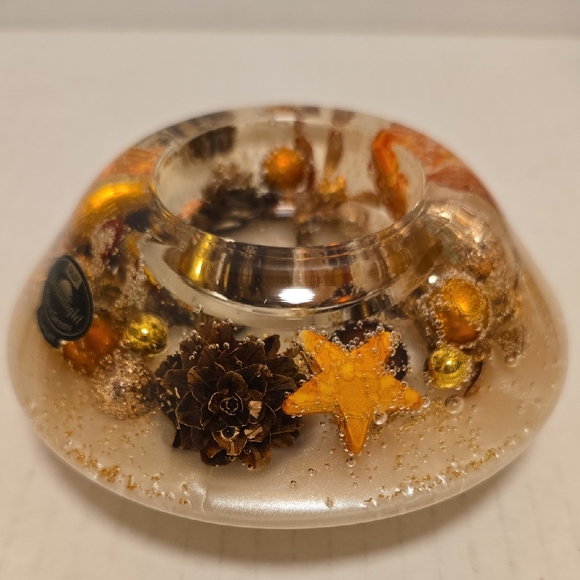 Other - Gilde Dreamlight Lucite Tealight Candle Holder From Germany